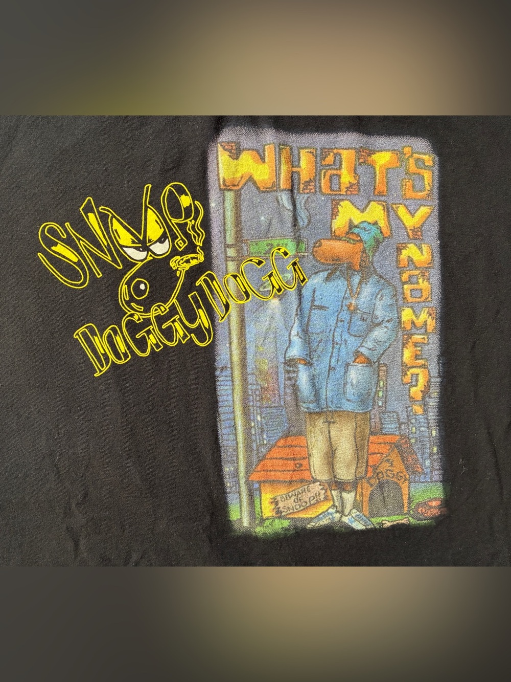 Snoop Doggy Dogg What's My Name Death Row Records Graphic Tee XL